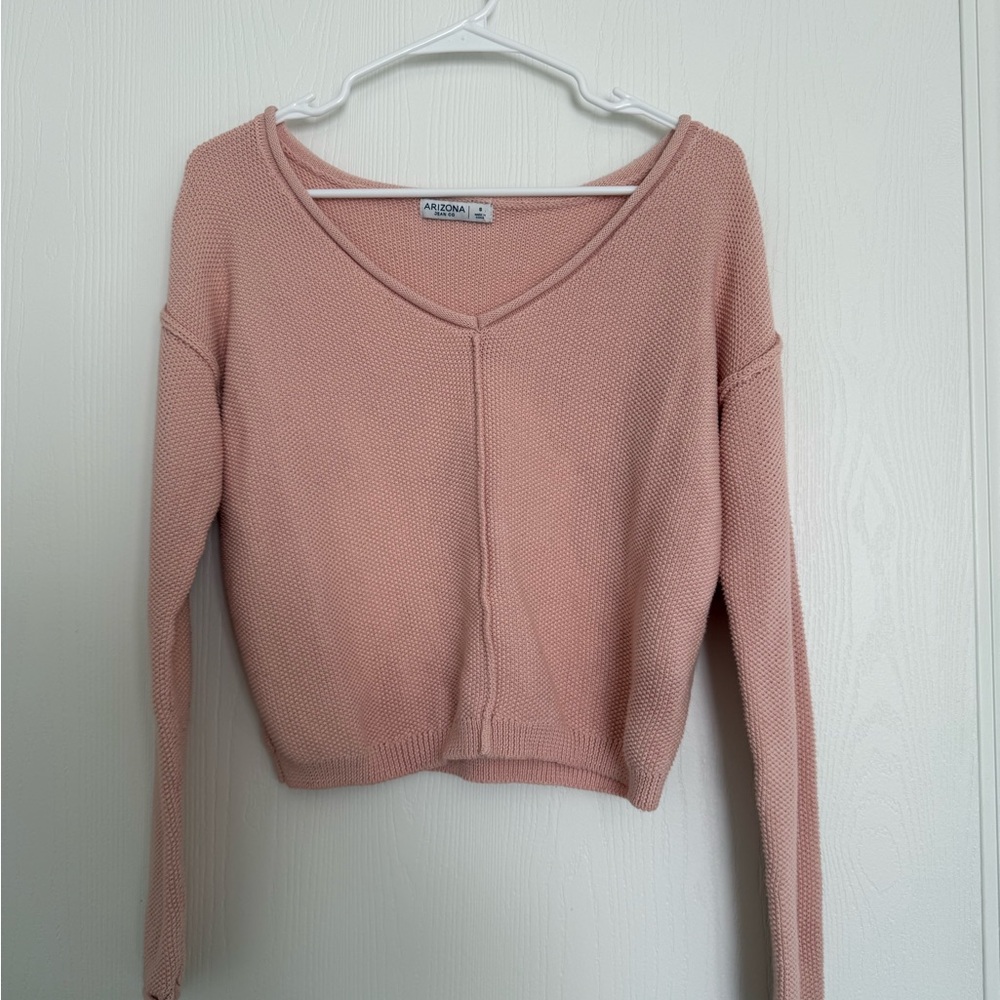 Arizona Jean Company Women's Blush V-Neck Sweater